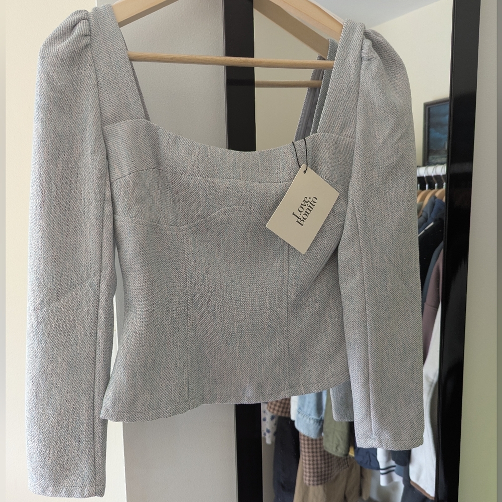Gray Women's Top